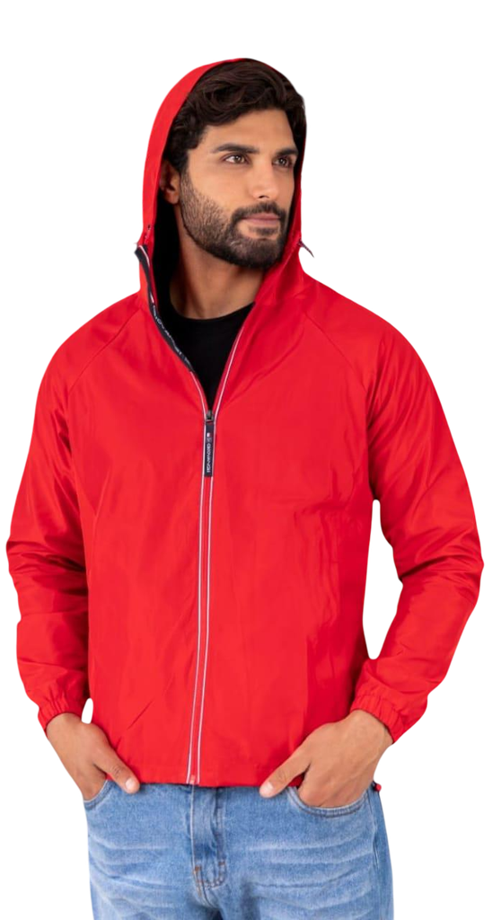 Casaca Cortaviento Color Rojo