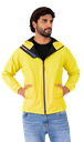 Casaca Cortaviento Color Amarillo Claro
