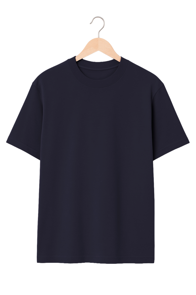 POLO DE ALGODÓN AZUL OSCURO