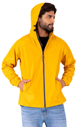 Casaca Cortaviento  Amarillo Intenso