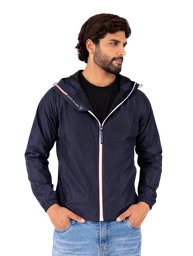 Casaca Cortaviento Azul Oscuro