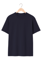 POLO DE ALGODÓN AZUL OSCURO